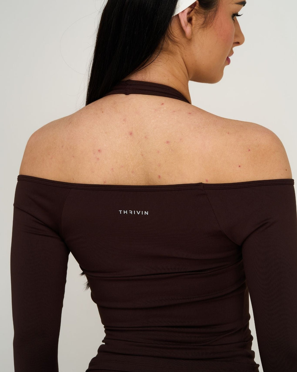 Elevate™ Sculpting Seamless V-Neck Top | Coffee