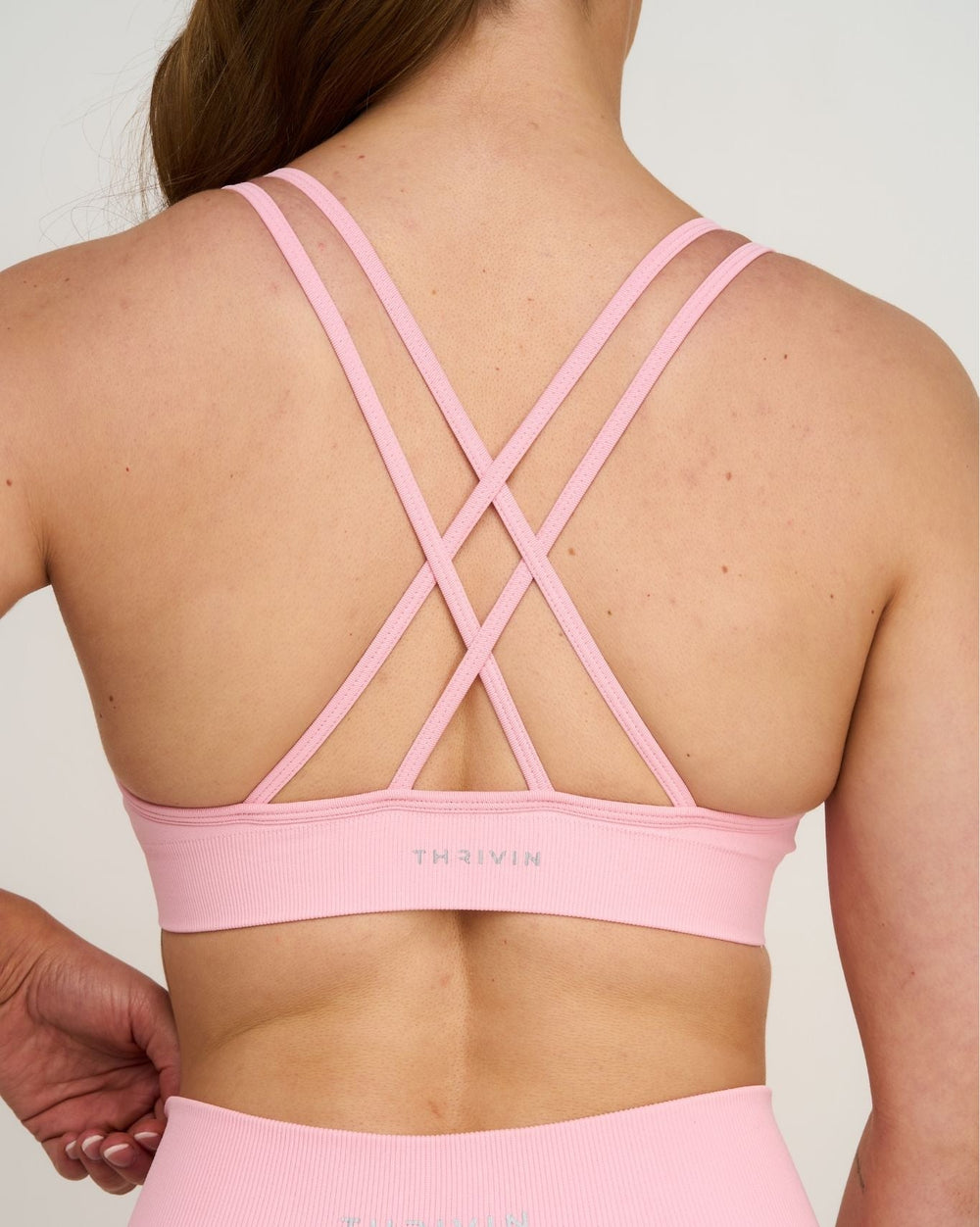 Elevate™ Sculpting Seamless High Apex Bra | Cotton Pink