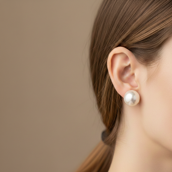 The Statement Pearl Stud Earrings — image 1