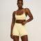 Elevate™ Sculpting Seamless Scoop Neck Bra | Golden Butter
