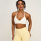 Elevate™ Sculpting Seamless Adjustable Halter Bra | Cream