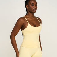 Elevate™ Sculpting Seamless Scoop Neck Cami | Golden Butter