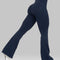 Elevate™ Sculpting Mid V-Waist Scrunch Flare | Midnight Navy