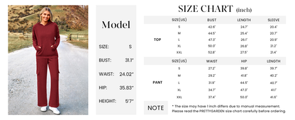Osonn 2 Piece Sets For Women Fall Sweatsuits Outfits Lounge Matching Hoodie Set Travel Track Suits Winter Clothes