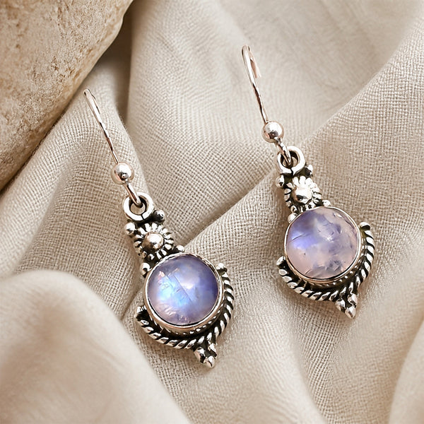 Moonstone Vintage Earrings — image 1
