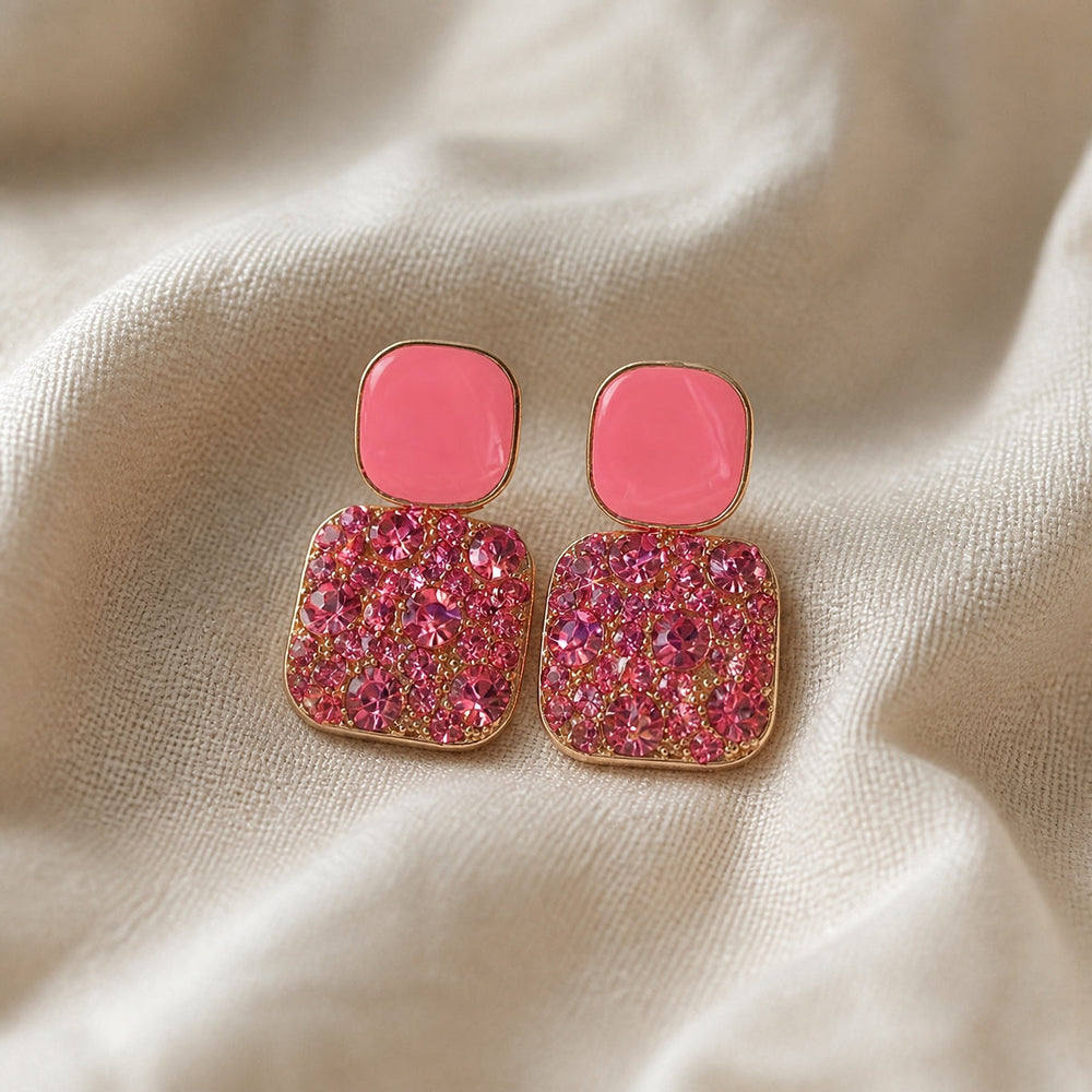 Timeless Square Pendant Earrings — image 1