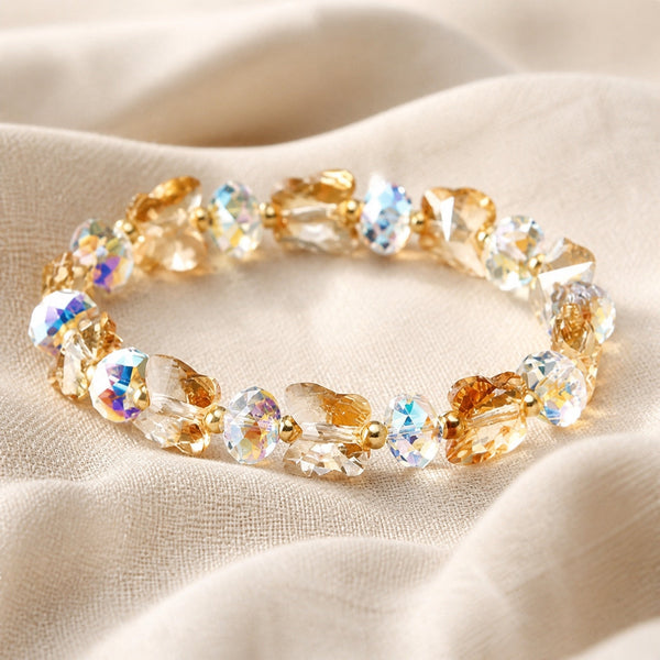 Butterfly Charm Beaded Bracelet — image 1