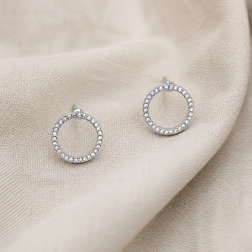 Minimalist Delicate Zirconia Earrings — image 1