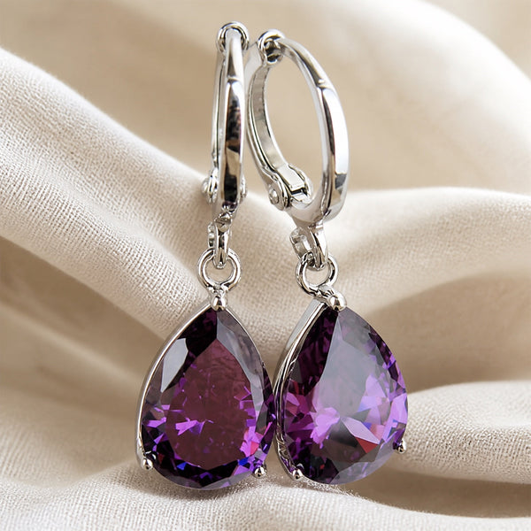 Water Drop Zirconia Earrings — image 1