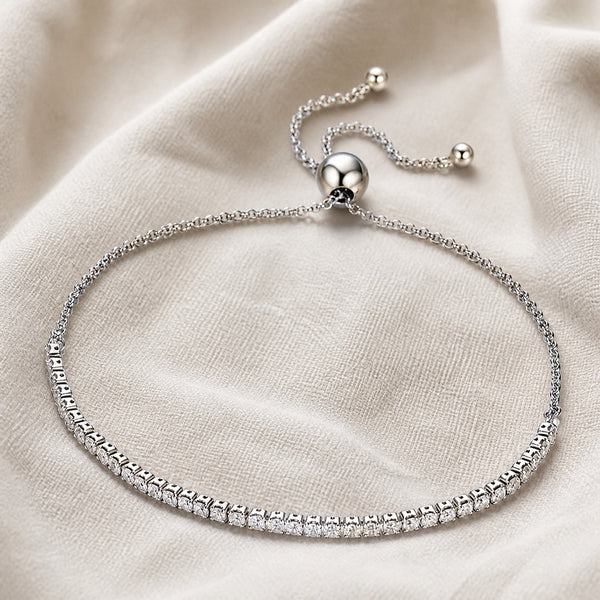 Sterling Moissanite Tennis Bracelet — image 1