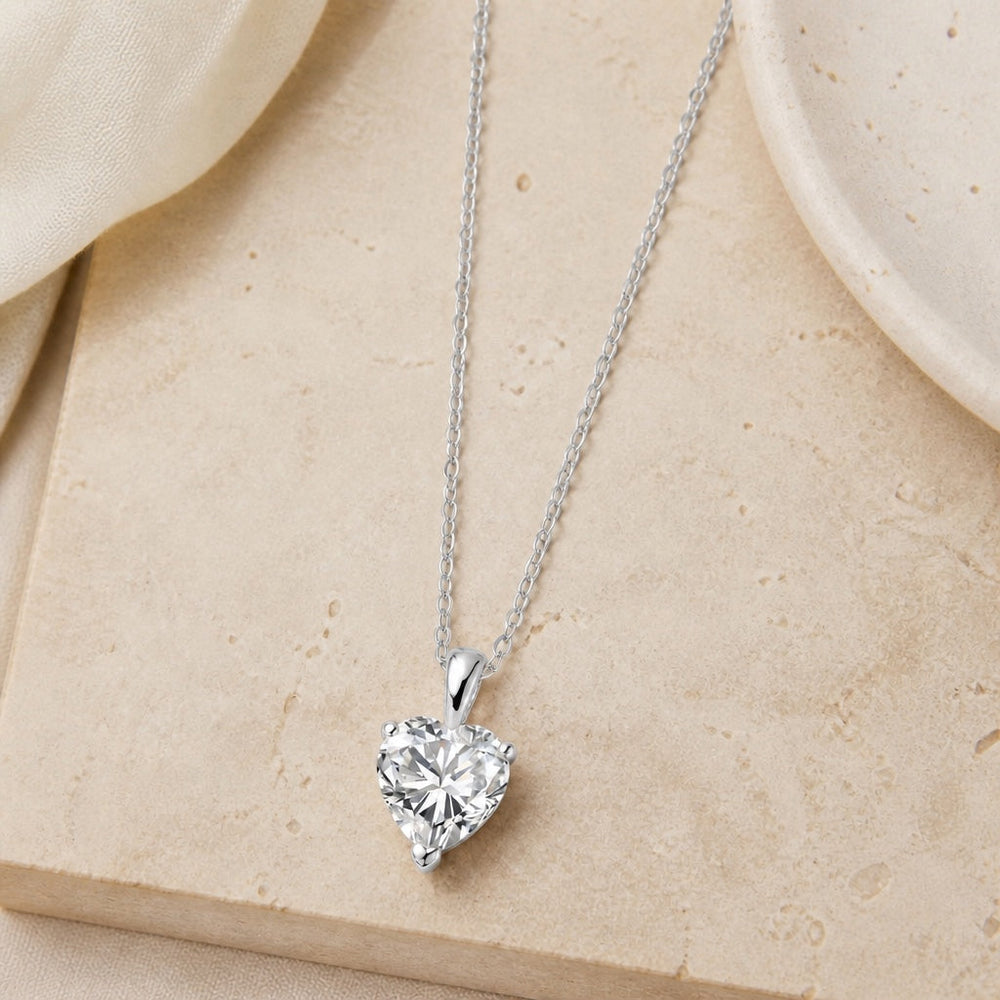Heart Cut Crystal Necklace — image 2