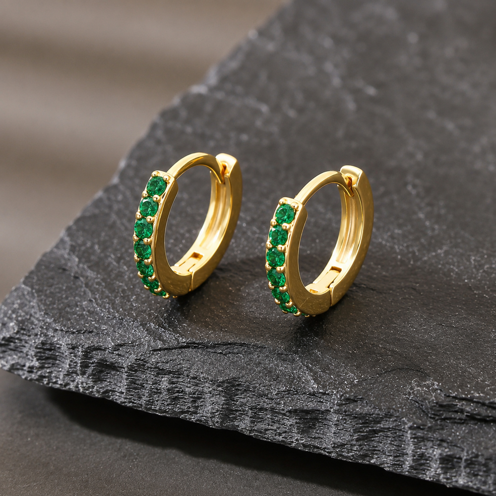 Lavish Gold Tone Earrings — image 1