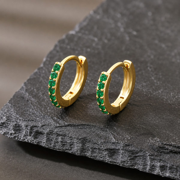 Lavish Gold Tone Earrings — image 1