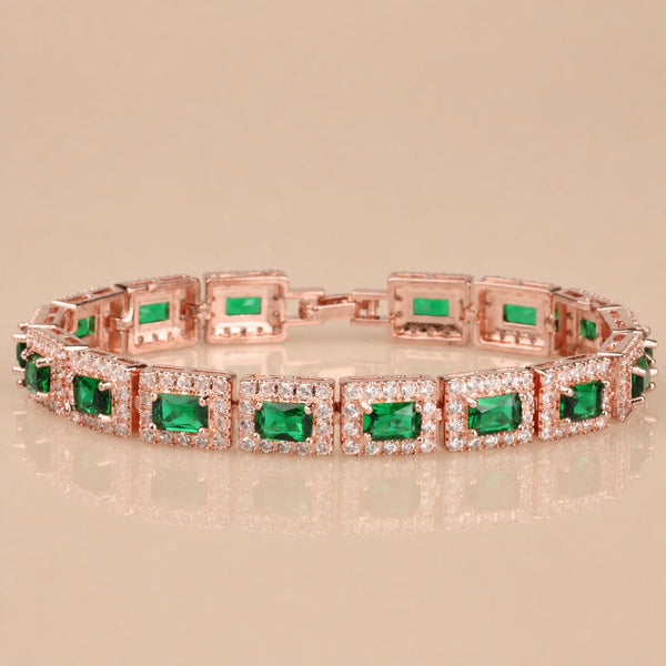 Emerald Green Statement Bracelet — image 1