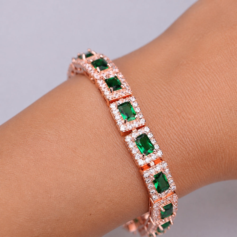 Emerald Green Statement Bracelet — image 2