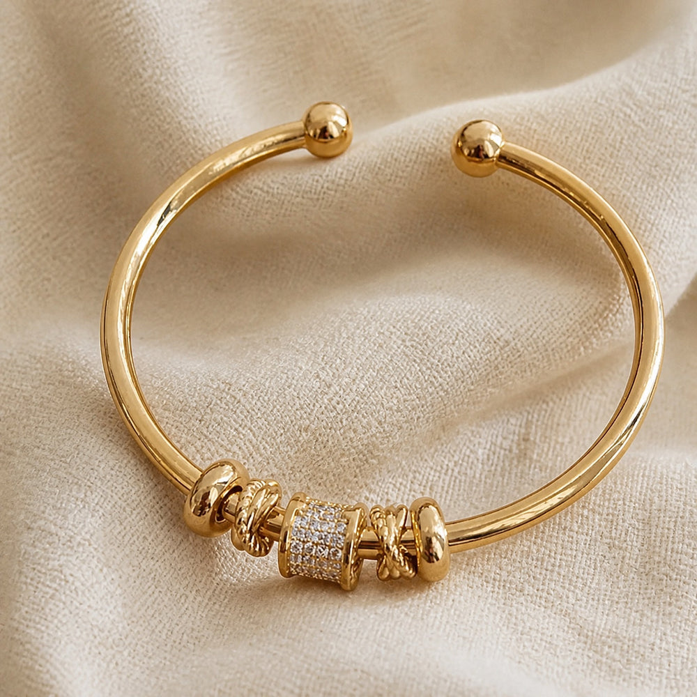Adjustable Gold Charm Bracelet — image 1