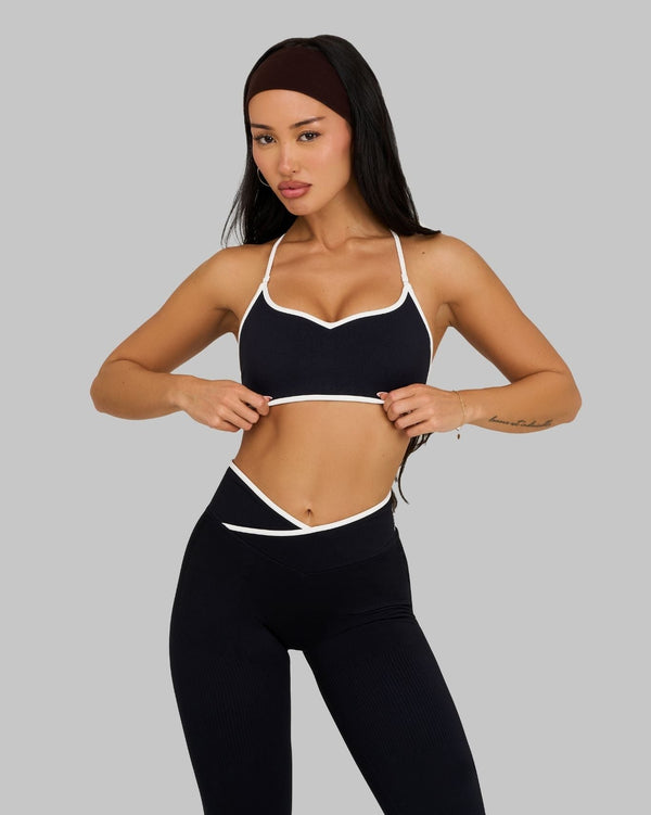 Outline Sweetheart Multiway Bra | Night Black