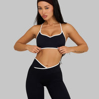 Outline Sweetheart Multiway Bra | Night Black