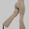 Elevate™ Sculpting Mid V-Waist Scrunch Flare | Latte