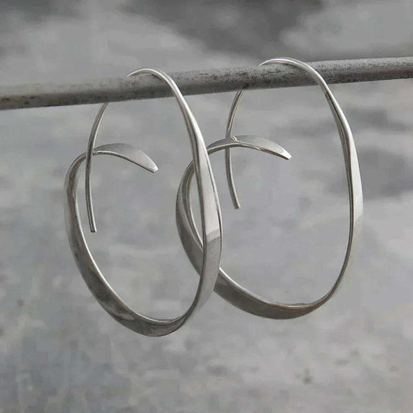 Open Spiral Drop Earrings — image 1