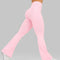Elevate™ Sculpting Mid V-Waist Scrunch Flare | Candy Pink