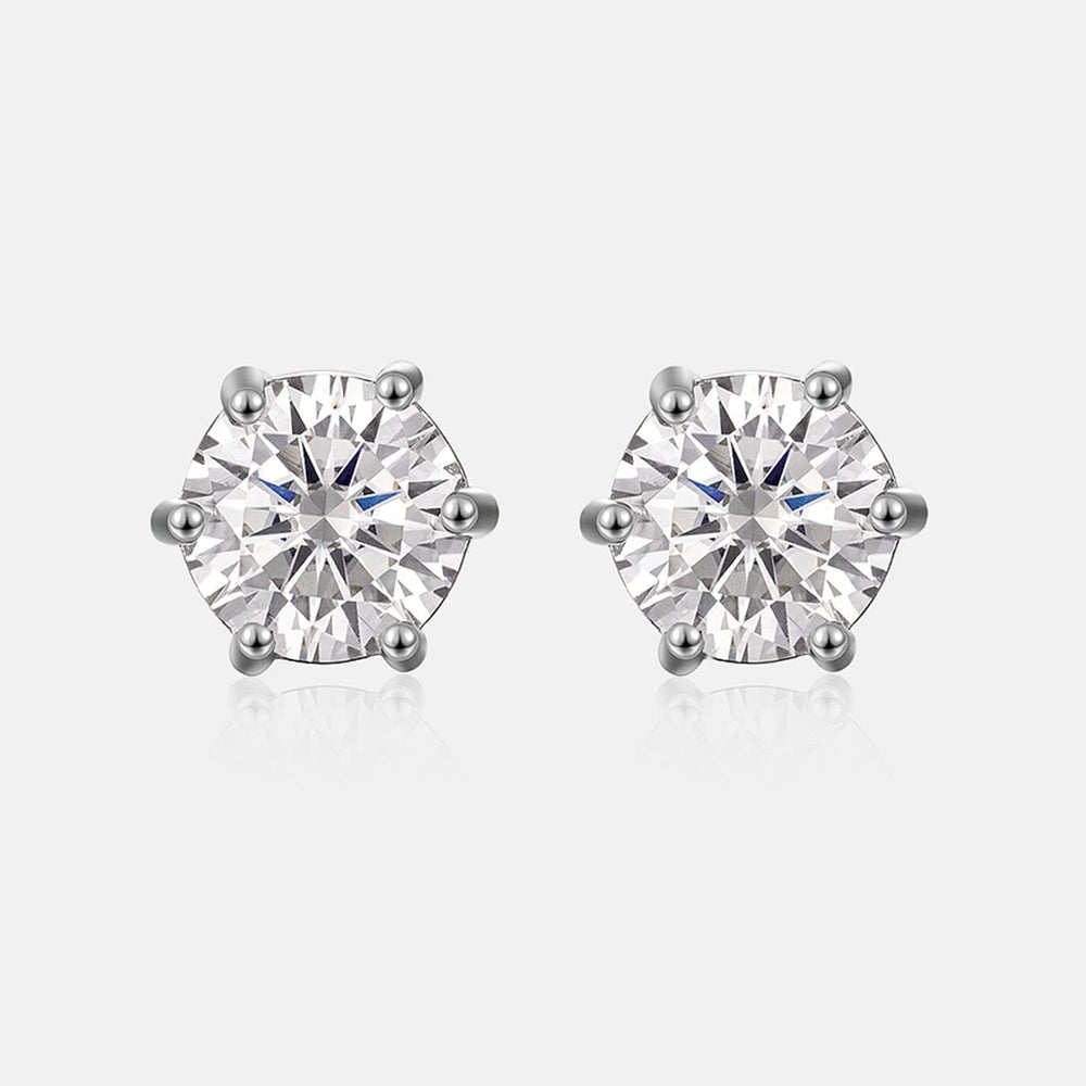 Destinee Crystal Stud Magnetic Earrings — image 2