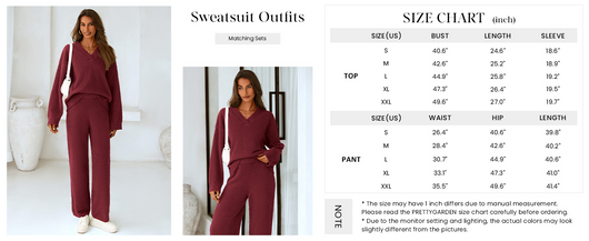 Osonn Lounge Sets for Women Two Piece Sweaters Pajama Set Fall Fashion Loungewear Outfits Matching Winter Clothes