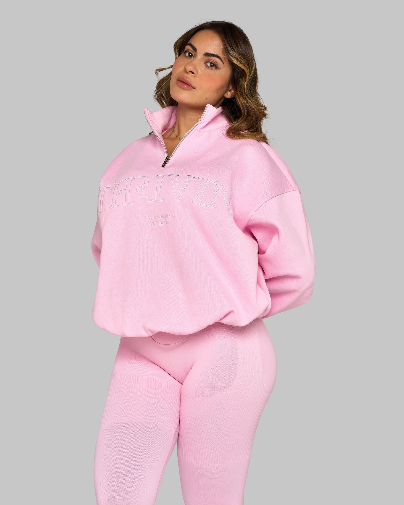 Original Halfzipper Sweater | Candy Pink