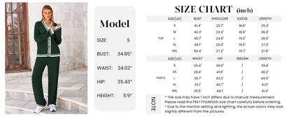 Osonn Lounge Sets for Women Fall Loungewear 2 Piece Outfits Cardigan Sweaters Track Suit Matching Winter Clothing