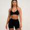 Elevate™ Sculpting Seamless Adjustable Halter Bra | Night Black