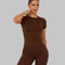 Elevate™ Compression T-shirt | Bourbon Brown