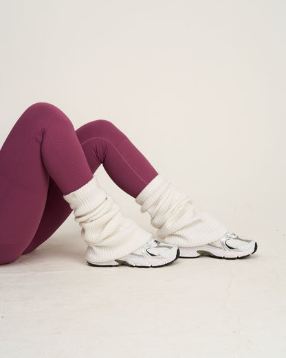 The Essential Collection Wool Blend Legwarmers | Cream