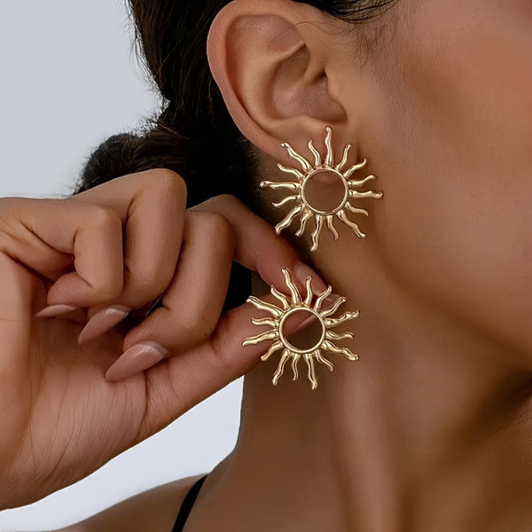 Bohemian Sunflower Earrings — image 1
