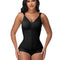 Double-Layer PowerMesh Hourglass Tummy Sculpt Zipper Bodysuit With Bra