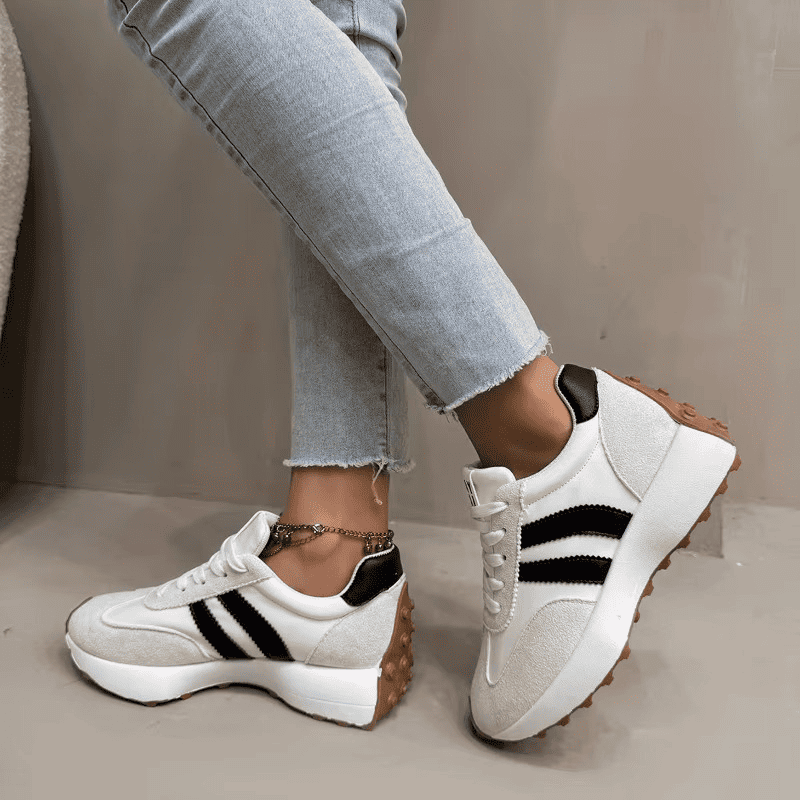 Baskets Orthopédiques pour Femme OrthoBelle – Confort, Style & Soulagement Réel pour Vos Pieds + Semelle offerte