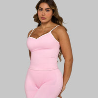 Outline Sweetheart Tanktop | Candy Pink