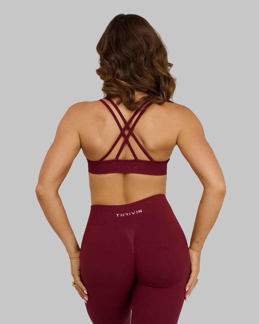 Elevate™ Sculpting Seamless High Apex Bra | Fine Wine