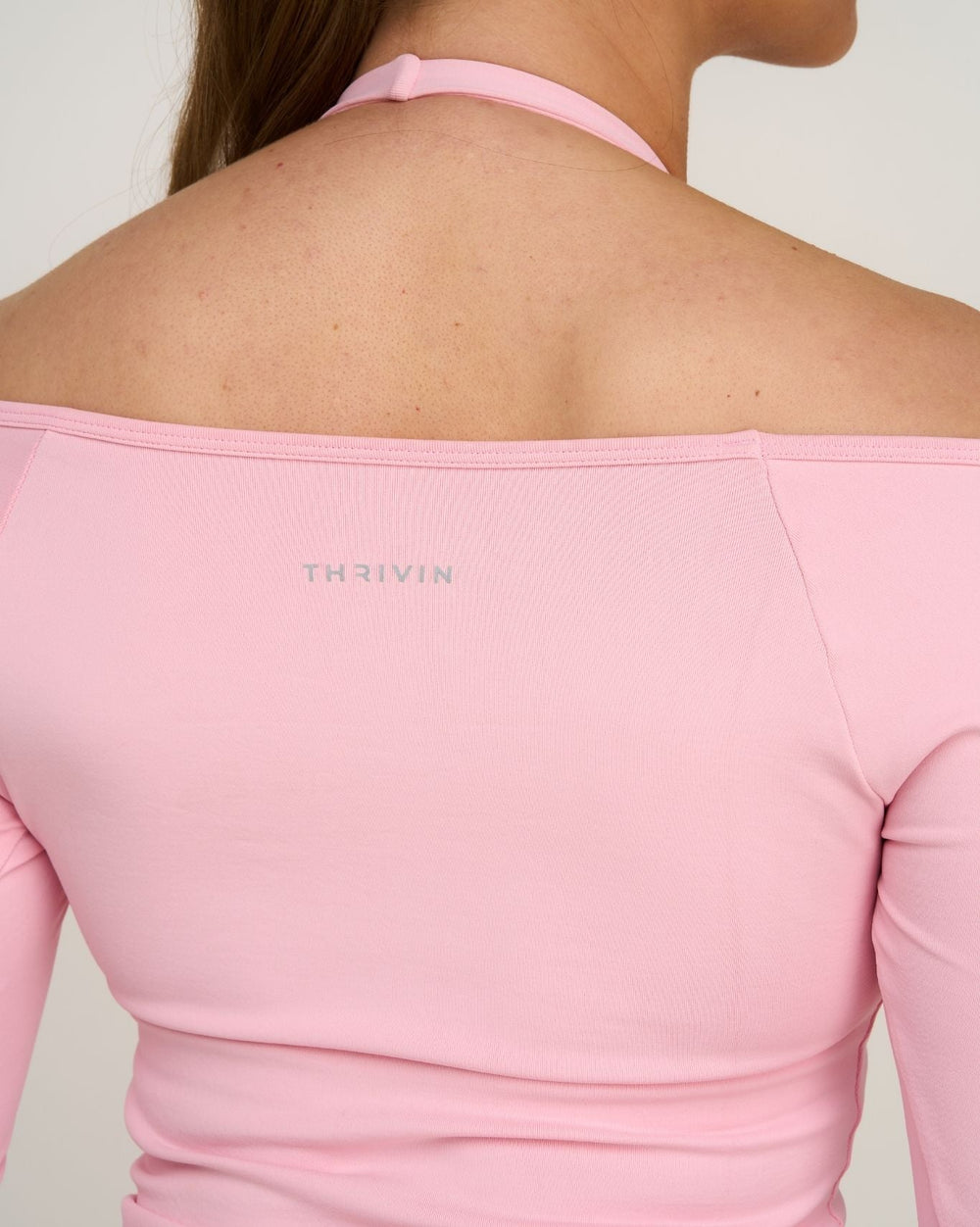 Elevate™ Sculpting Seamless V-Neck Top | Cotton Pink