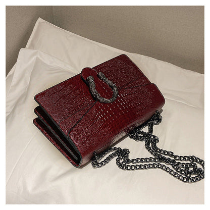 Bootara Women's Chain Flap Bag - Trendy PU Leather Shoulder & Crossbody Purse