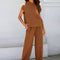 Osonn Womens Two Piece Outfits Sweater Sets Knit Pullover Tops And High Waisted Pants Matching Tracksuit Sweatsuit Set