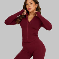 Elevate™ Sculpting Seamless Jacket | Fine Wine