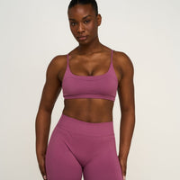 Elevate™ Sculpting Seamless Scoop Neck Bra | Orchid Mauve