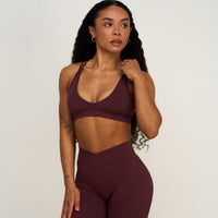 Elevate™ Sculpting Seamless High Apex Bra | Dark Mauve