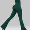 Elevate™ Sculpting Mid V-Waist Scrunch Flare | Pine Green