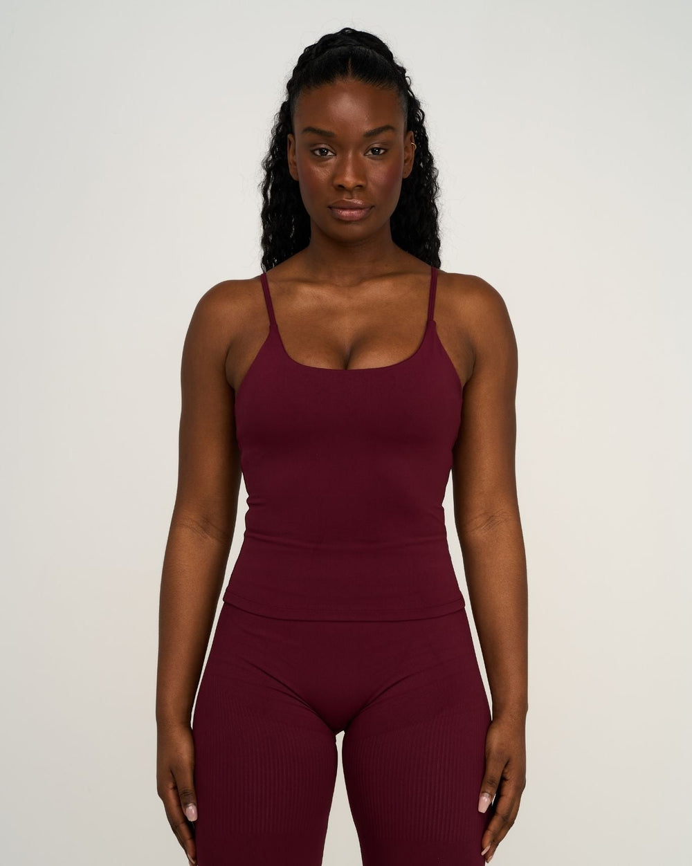 Elevate™ Sculpting Seamless Scoop Neck Cami | Merlot