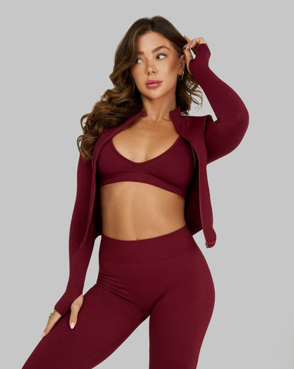 Elevate™ Sculpting Seamless Jacket | Fine Wine