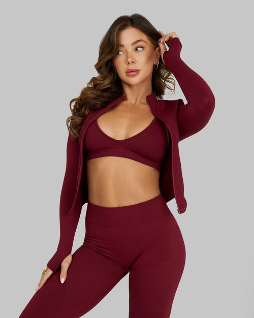 Elevate™ Sculpting Seamless Jacket | Fine Wine