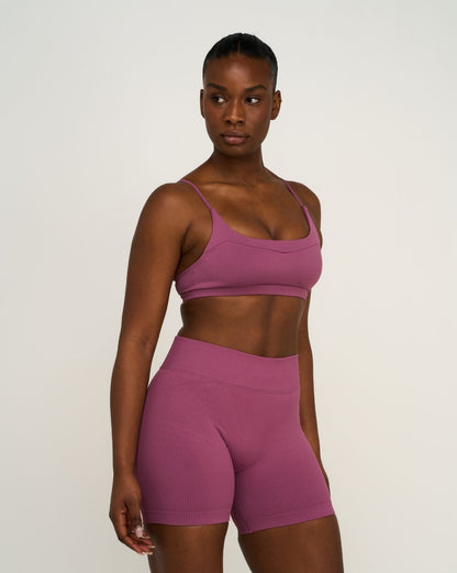 Elevate™ Sculpting Seamless Scoop Neck Bra | Orchid Mauve