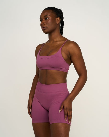 Elevate™ Sculpting Seamless Scoop Neck Bra | Orchid Mauve