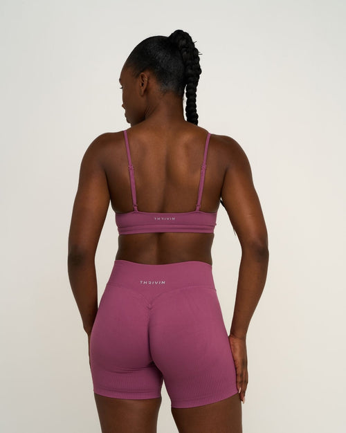 Elevate™ Sculpting Seamless Scoop Neck Bra | Orchid Mauve